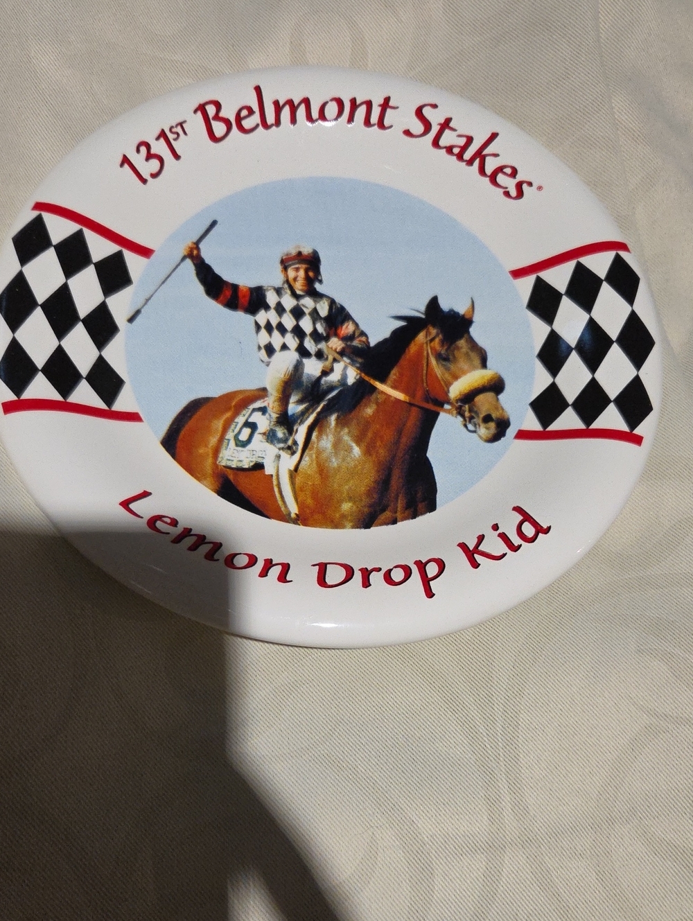 NYRA 131st Belmont Stakes Commerative Plate